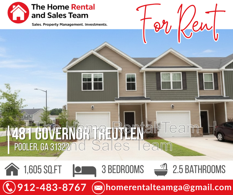 Pooler Townhome: 481 Governor Treutlen Circle