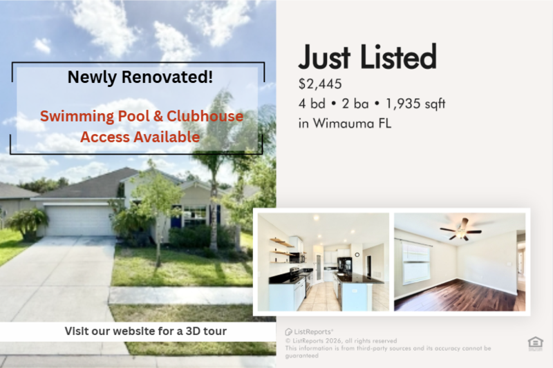 Wimauma House: 17134 White Mangrove Drive