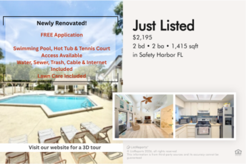Safety Harbor Townhome: 1723 Cypress Trace Drive
