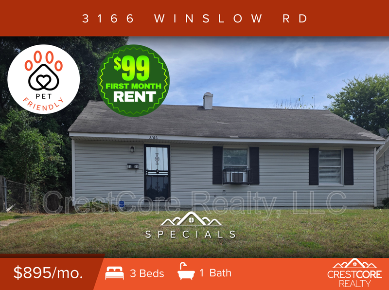 Memphis House: 3166 Winslow Rd