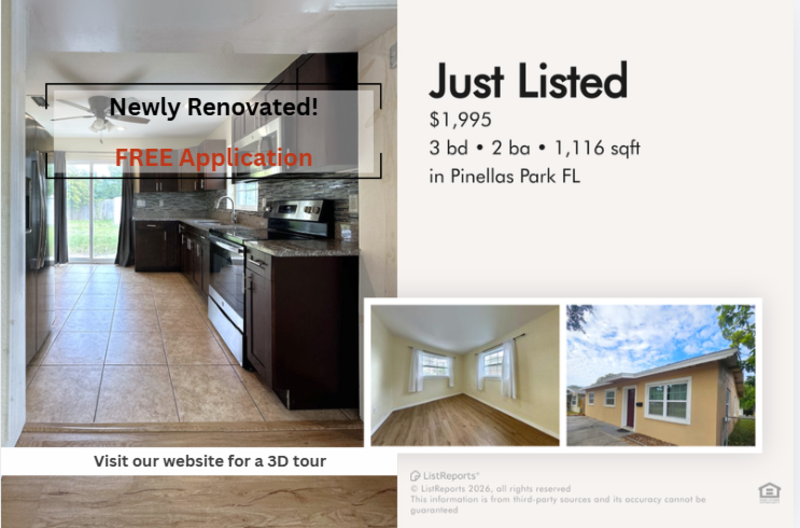 Pinellas Park House: 4041 67th Avenue North