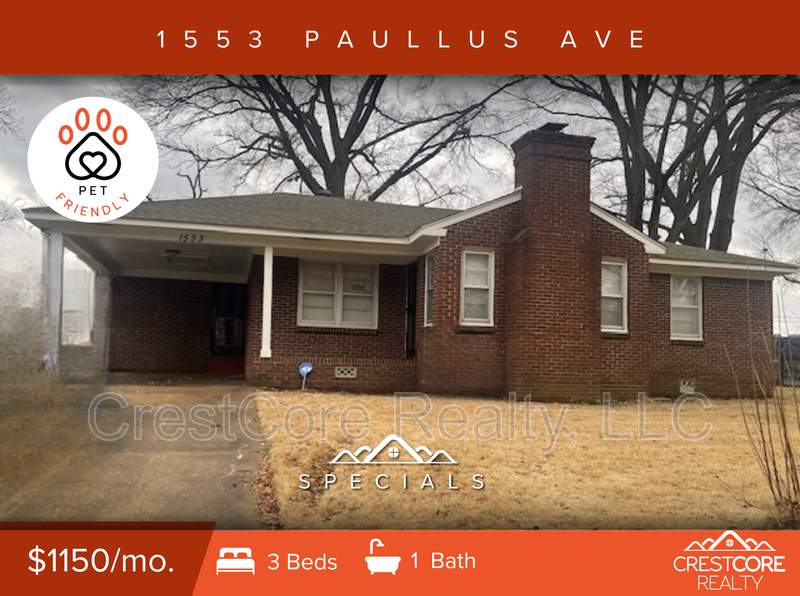 Memphis House: 1553 Paullus Ave