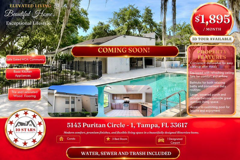 Tampa Condo: 5143 Puritan Circle - 1