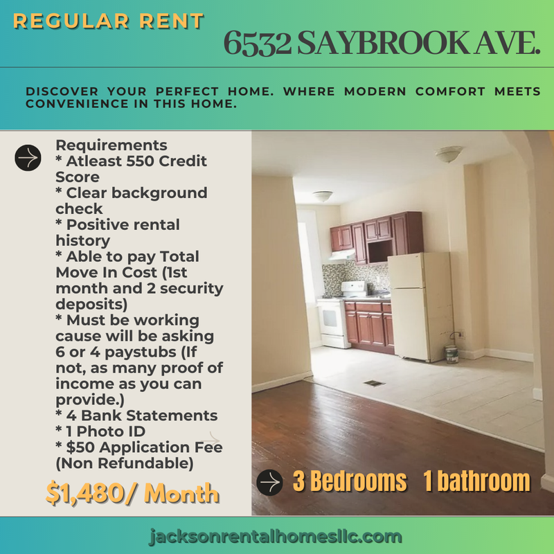 Philadelphia House: 6532 Saybrook Avenue