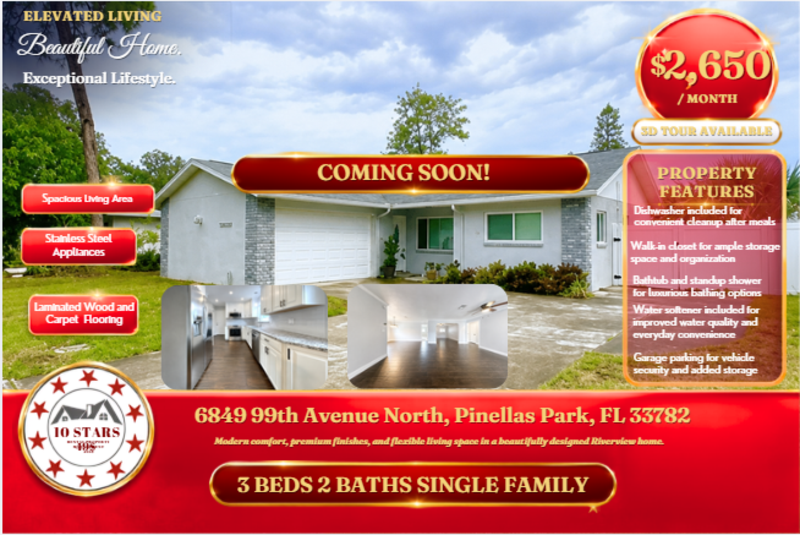 Pinellas Park House: 6849 99th Avenue North