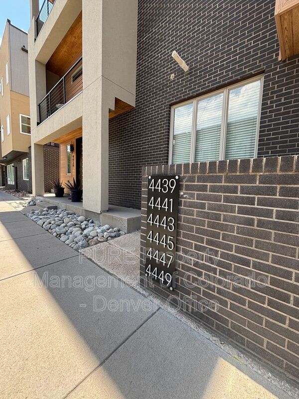 Denver Townhome: 4447 Tennyson Street