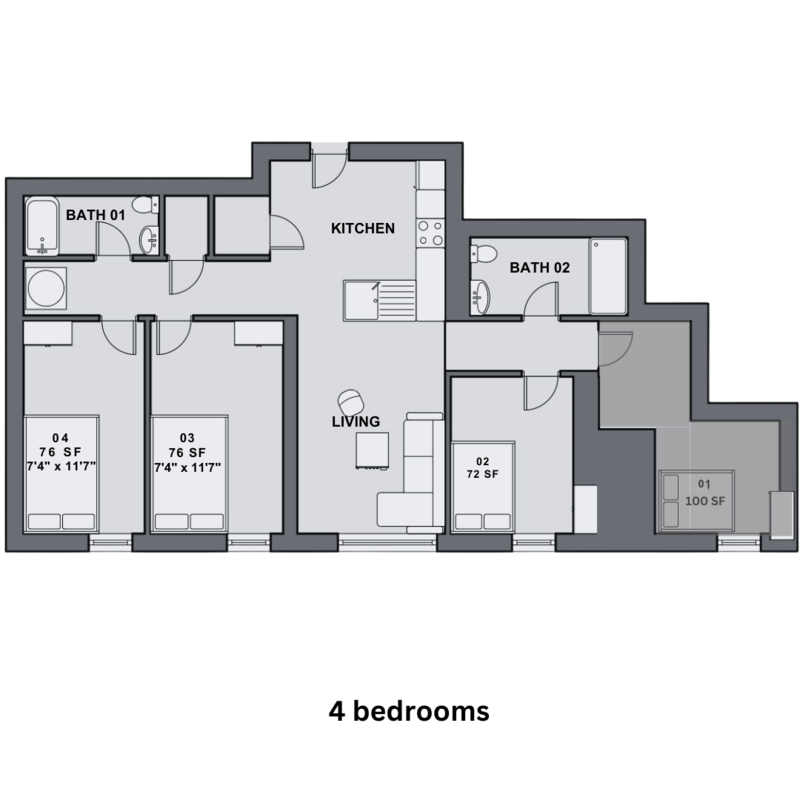 Washington Condo: 529 G Street Southeast #302-1
