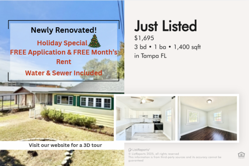 Tampa House: 5506 Staley Drive