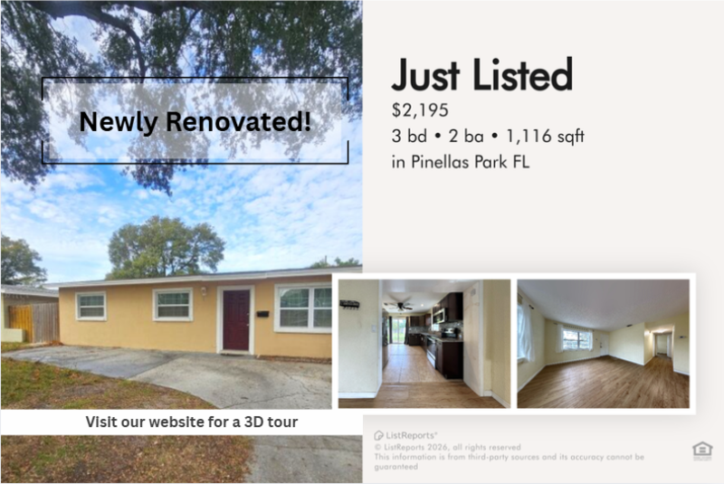 Pinellas Park House: 4041 67th Avenue North