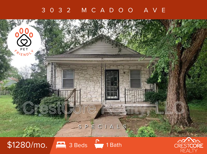 Memphis House: 3032 Mcadoo Ave