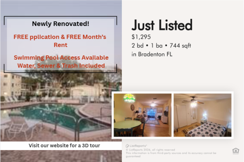 Bradenton Condo: 1874 Sunny Drive - F32