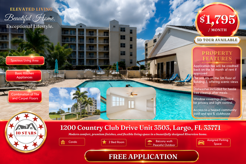 Largo Condo: 1200 Country Club Drive Unit 3503
