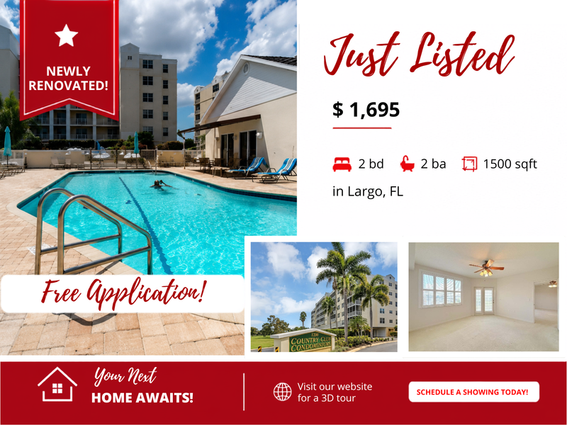 Largo Condo: 1200 Country Club Drive Unit 3503