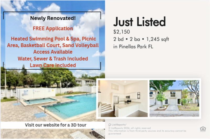 Pinellas Park Townhome: 6388 93rd Terrace #4602