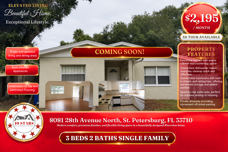 St. Petersburg House: 8081 28th Avenue North