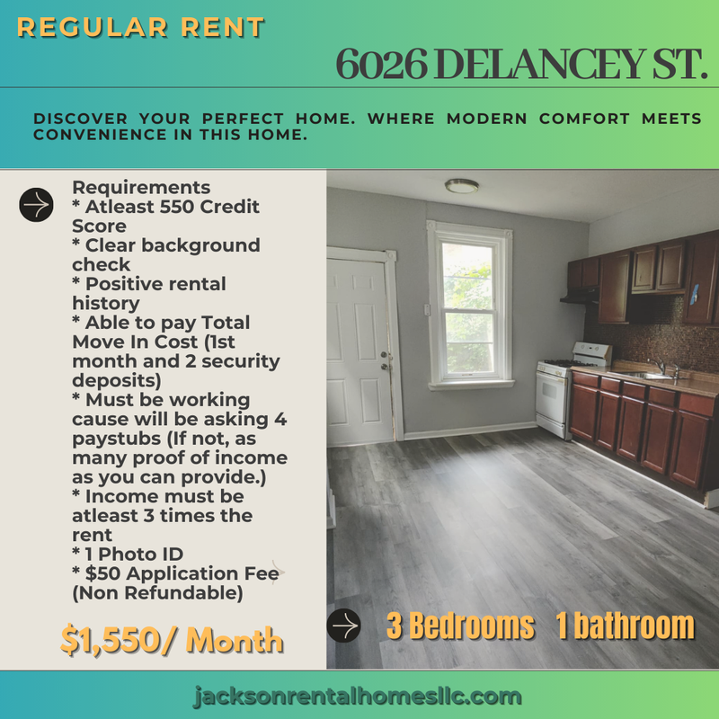 Philadelphia House: 6026 Delancey Street