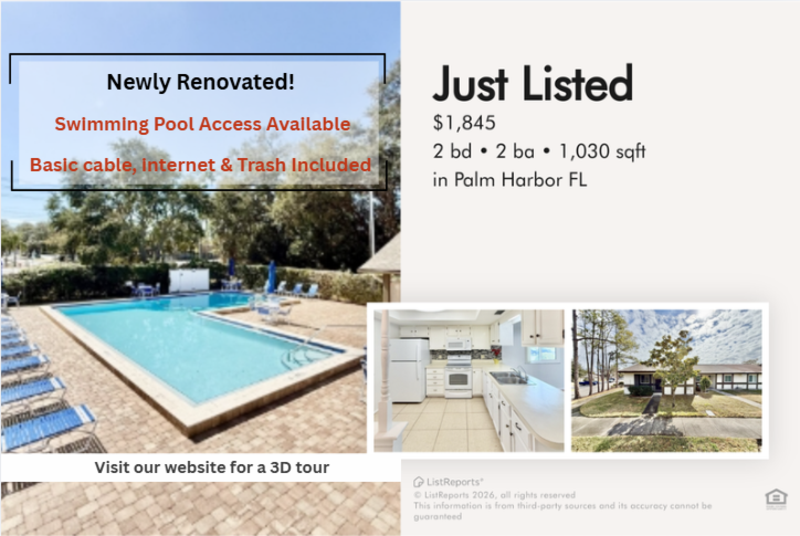 Palm Harbor Townhome: 2900 Grove Wood Boulevard - A