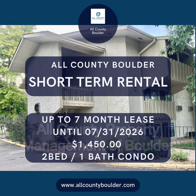 Boulder Condo: 2707 Valmont Rd