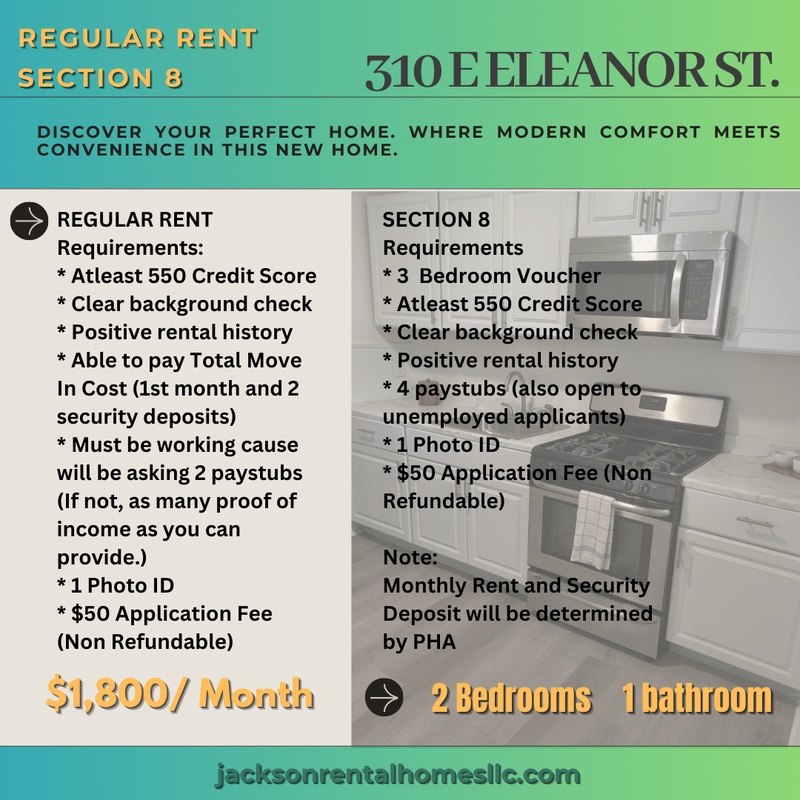 Philadelphia House: 312 East Eleanor Street