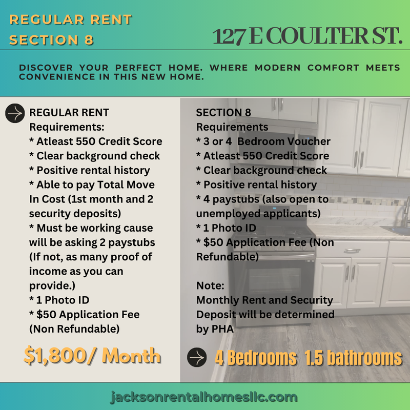 Philadelphia House: 127 East Coulter Street - 1