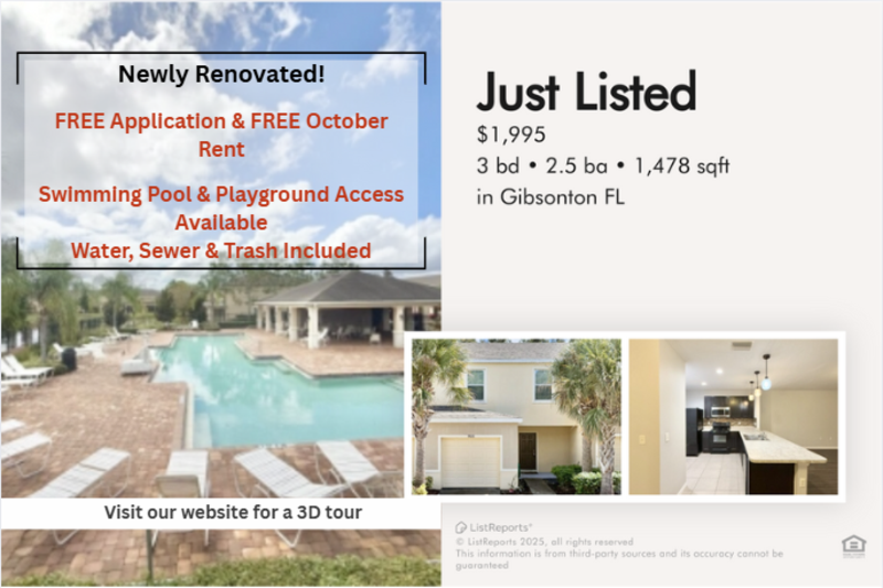 Gibsonton Townhome: 9826 Hound Chase Drive