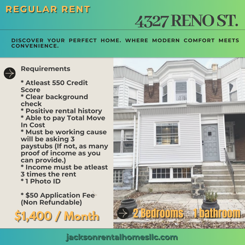 Philadelphia Condo: 4327 Reno Street
