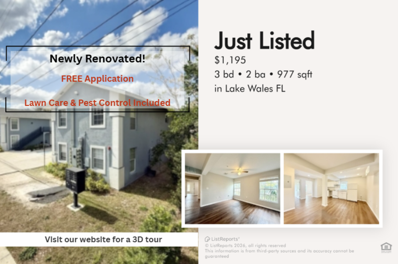 Lake Wales Condo: 425 F Street #3