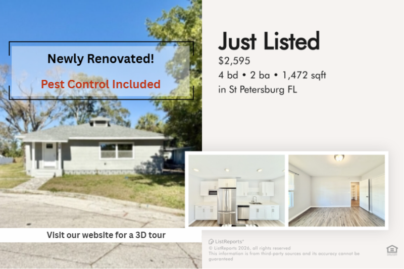 St. Petersburg House: 3841 16th Avenue South