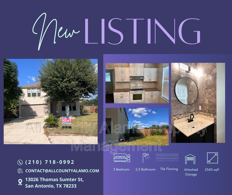 San Antonio House: 13026 Thomas Sumter St