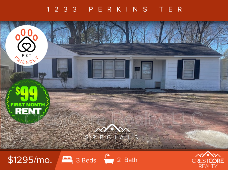 Memphis House: 1233 Perkins Ter