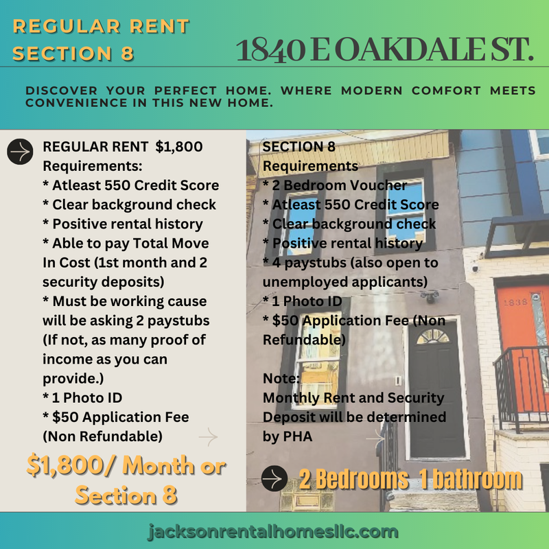 Philadelphia House: 1840 East Oakdale Street - 1