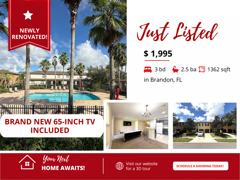 Brandon Townhome: 2516 Oleander Lakes Drive