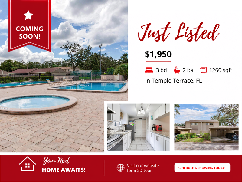 Temple Terrace Condo: 8645 Lake Isle Drive - 1