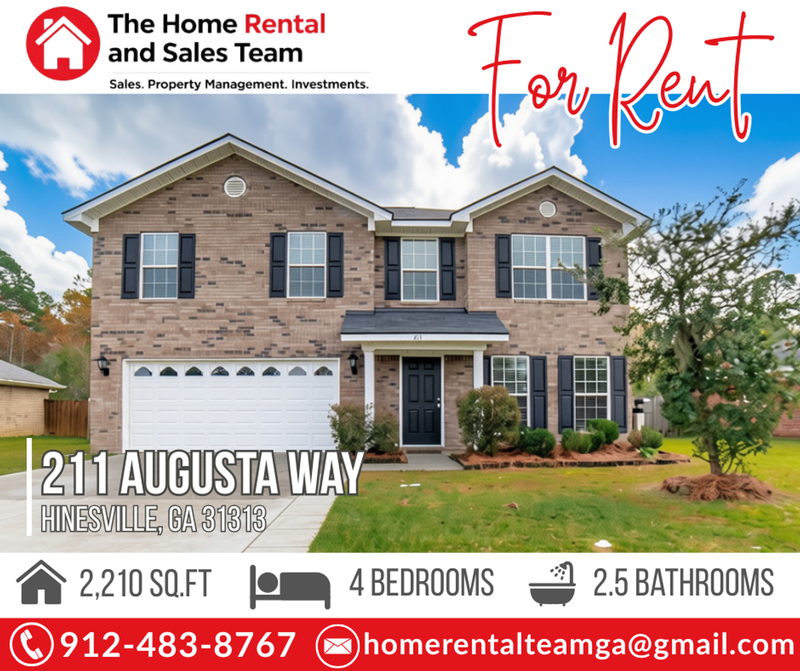 Hinesville House: 211 Augusta Way