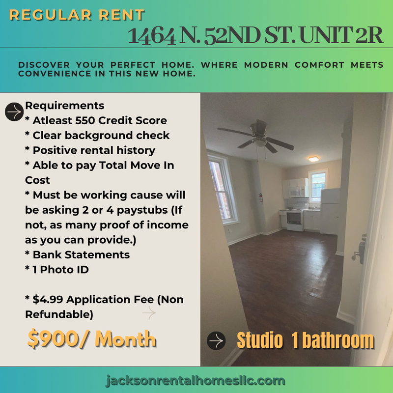 Philadelphia Condo: 1464 North 52nd Street - Unit 2R