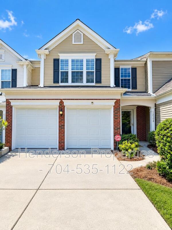 Charlotte Townhome: 12308 Dunford Street