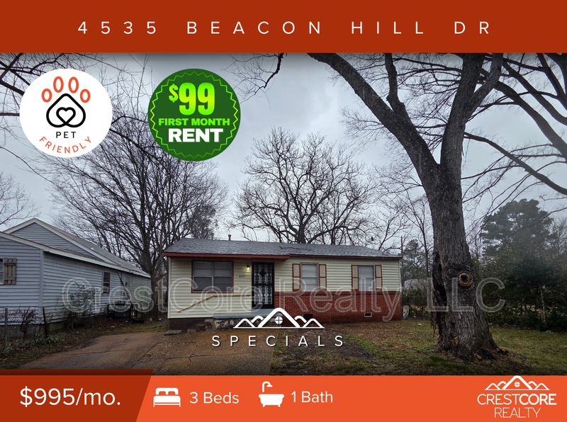 Memphis House: 4535 Beacon Hill Dr