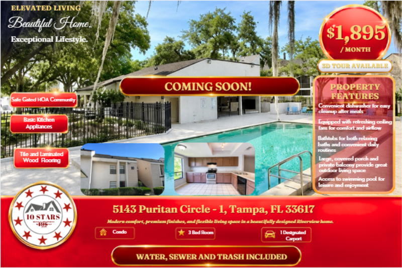 Tampa Condo: 5143 Puritan Circle - 1