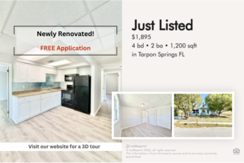 Tarpon Springs House: 617 Pent Street