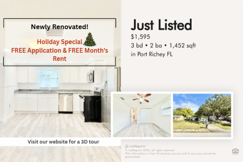 Port Richey House: 5707 Quist Drive