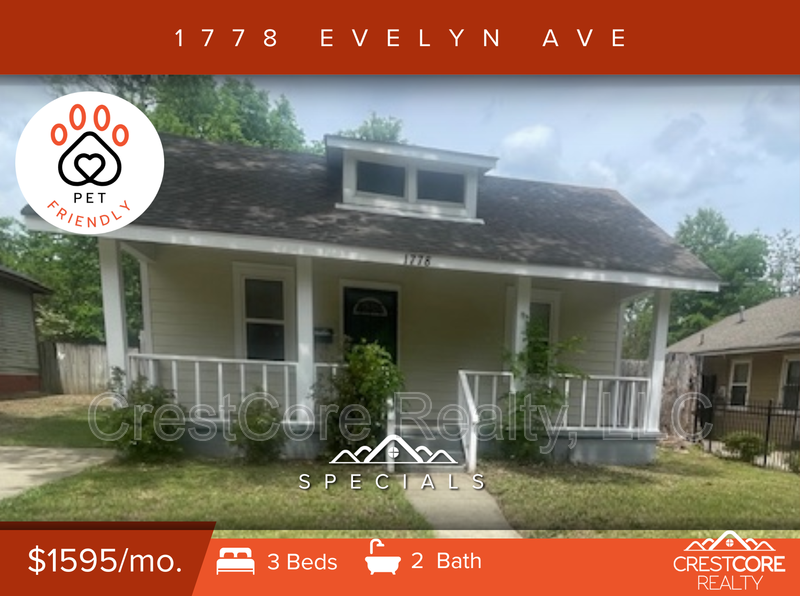 Memphis House: 1778 Evelyn Ave