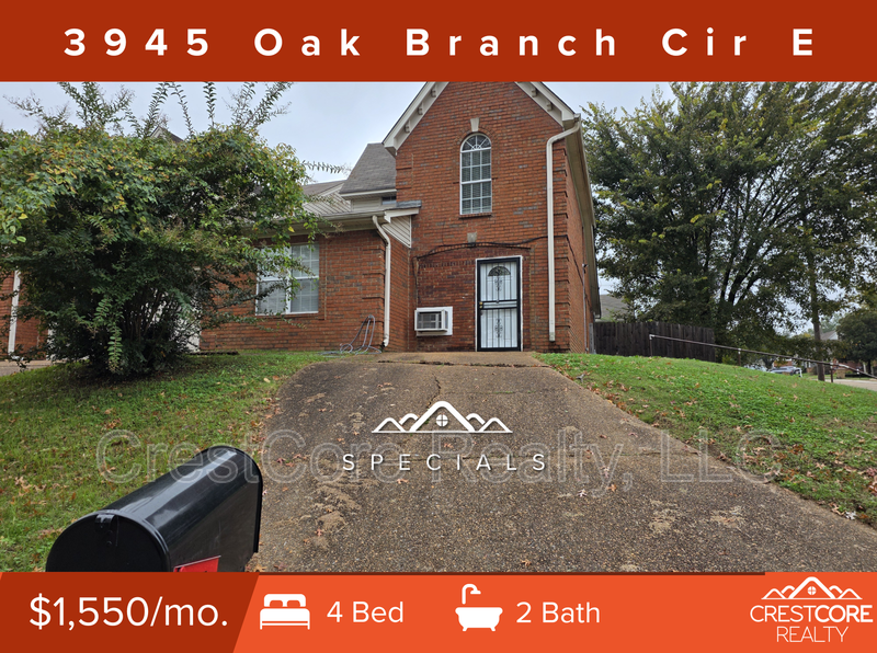 Memphis House: 3945 Oak Branch Cir E