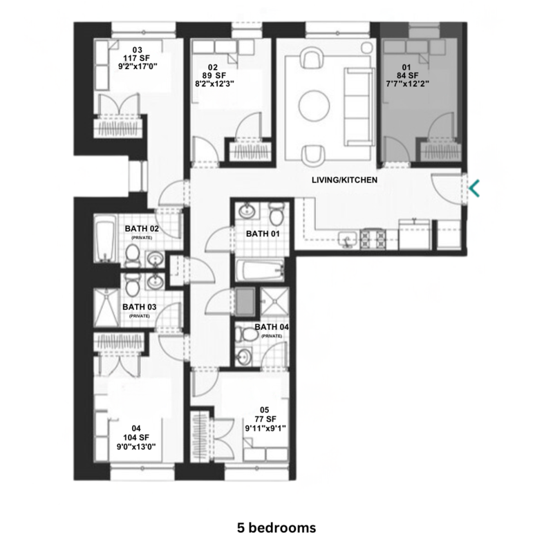 Washington House: 529 G Street Southeast #B02-1