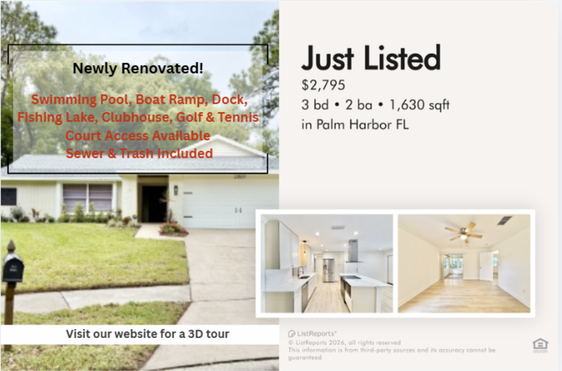 Palm Harbor House: 2869 Thistle Court North