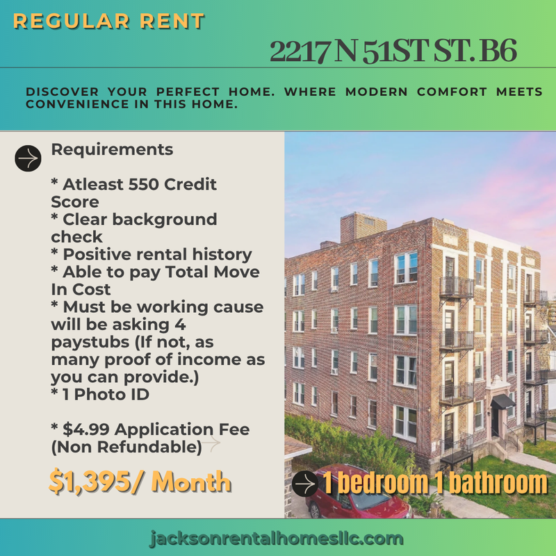 Philadelphia Condo: 2217 North 51st Street - B6