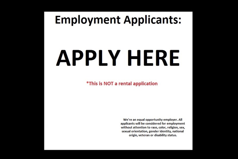 Request a Viewing for Employment Application Tenant Turner