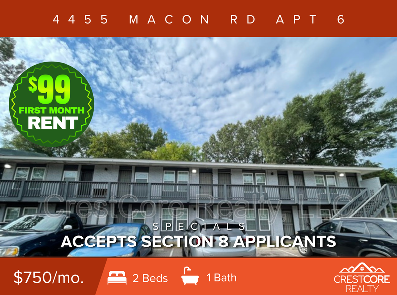 Memphis Condo: 4455 Macon Rd