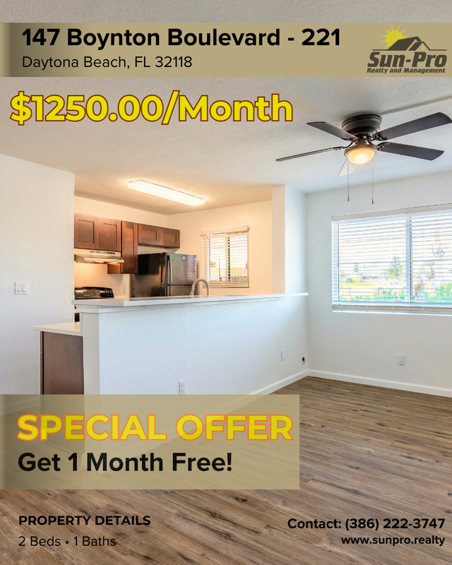 Daytona Beach Condo: 147 Boynton Boulevard #221