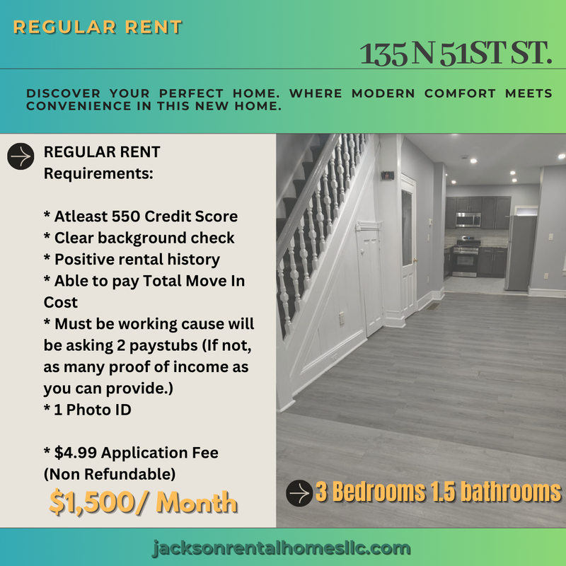 Philadelphia House: 135 North 51st Street