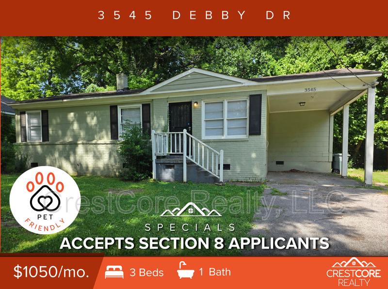 Memphis House: 3545 Debby Dr